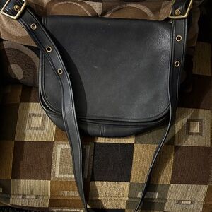 Classic Black Leather Men's Bag